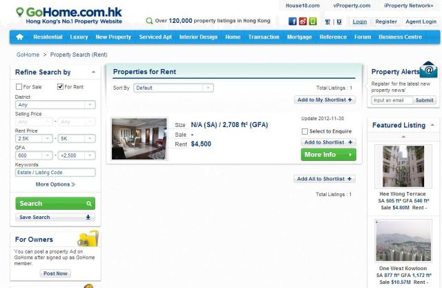 HongKong Housing Cheap Go Home